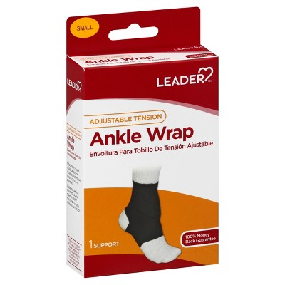 Leader Small Adjustable Tension Ankle Wrap 1 ea