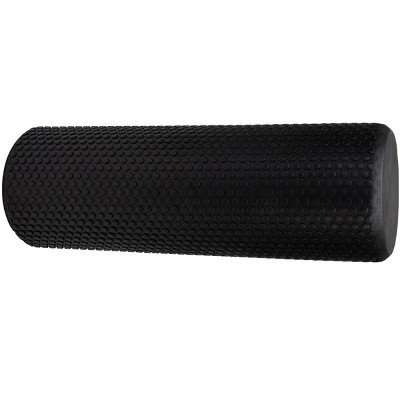 Mind Reader 18 inch Black High-Density Round Foam Roller