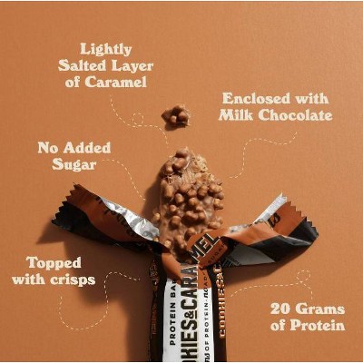 Barebells Cookies & Caramel Nutrition Protein Bars - 20gms Protein - 12pk/23.28oz