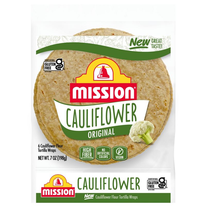 Mission Vegan Cauliflower Tortillas - 6ct, 1 of 11