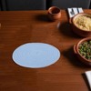 Unique Bargains Trivet Round Rope Woven Mat Cotton Non-woven Fabric 7.87"x7.87"x0.31" - 2 of 3