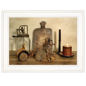PAGED Modern Framed Wall Art for Living Room, Boho Wall Decor – "Sweet Cream Butter" by Billy Jacobs, Hang Framed Print, Bathroom Wall Decor - 1 of 2