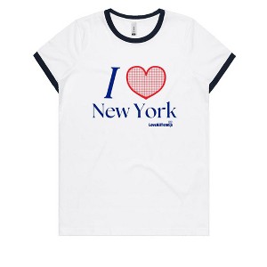 Love All Tennis Women's New York Ringer Tee - 1 of 1