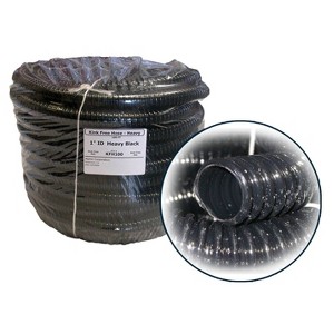 1" x 100' Kink Free Heavy Hose Black - Alpine Corporation - 1 of 4