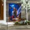 Evergreen Garden Flag Holy Night Nativity Lustre Double Sided Indoor Outdoor Decor 18" x 12.5" - 3 of 4