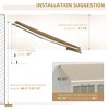 Vynxaria 13' x 8' Retractable Awning - Versatile Sunshade Solution - 3 of 4