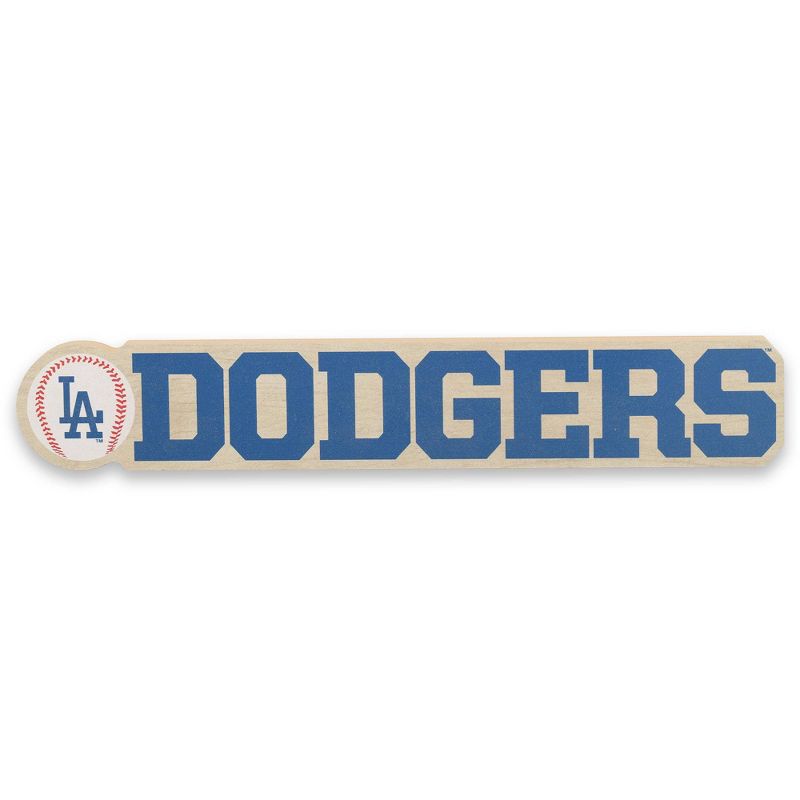 MLB Los Angeles Dodgers Chunky Wood Wall Sign, 1 of 5