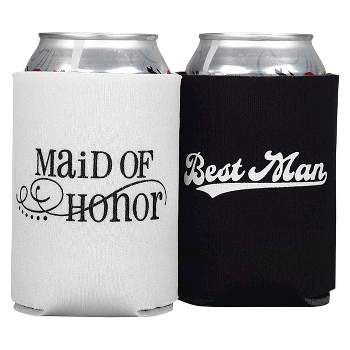 Maid Of Honor And Best Man Can Coolers