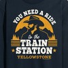 Men's - Yellowstone - You Need A Ride To The Train Station Long Sleeve Graphic T-Shirt - 2 of 4