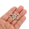 Unique Bargains Rhinestone Small Round Bulk Glass Spacer Beads for Jewelry Making 100 Pcs - 4 of 4