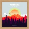 PosterPalooza | Square Simple Gold Picture Frame - UV Acrylic, Foam Board Backing, Hanging Hardware - 2 of 4