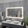 LED Front Light Bathroom Vanity  Mirror, 3 Color Temperatures, Anti-fog , Wall Mounted Frameless Make Up Mirror - 3 of 4