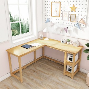 Max & Lily Corner Desk with Shelves, 47" - 1 of 4