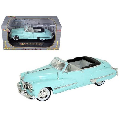 1947 Cadillac Series 62 Light Blue Convertible 1/32 Diecast Car Model by Signature Models