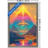 Trends International Ray Heere - UFO Pyramid 1 Framed Wall Poster Prints - 3 of 4