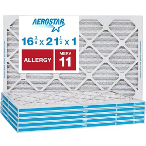 Aerostar AC Furnace Air Filter - Allergy - MERV 11 - Box of 6 - 1 of 4