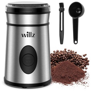 Willz 50 Gram Stainless Steel Blade Electric Coffee Grinder in Silver - 1 of 4