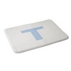 Deny Designs April Lane Art Block Monogram Memory Foam Bath Mat - 2 of 4