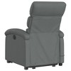vidaXL Stand up Massage Recliner Chair Dark Gray Fabric - 4 of 4