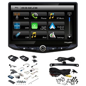 Stinger HEIGH10 UN1810 10" Receiver + Backup Cam + SR-RUN10H Kit - 1 of 4