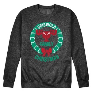 Men's - National Lampoon - Christmas Vacation Gridwold Family Christmas Graphic Fleece Sweatshirt - 1 of 4