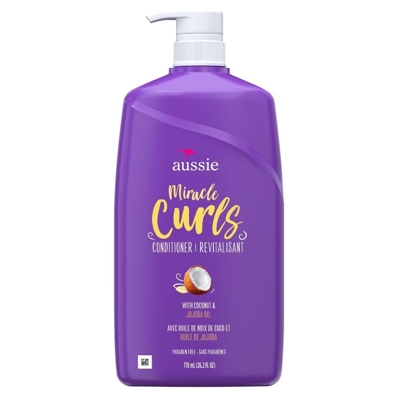 Aussie Miracle Curls with Coconut and Jojoba Oil Paraben-Free Conditioner - 26.2 fl oz, 3 of 12