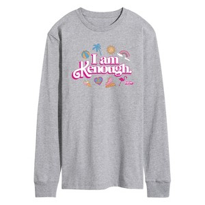 Men's - Barbie - I Am Kenough Icons Long Sleeve Graphic T-Shirt - 1 of 3