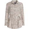 Lands' End Women's Rayon Tie Waist Shirt - 2 of 2