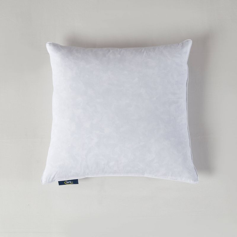 Serta 20&#34;x20&#34; Medium Firm 2pk Decorative Feather Pillow Insert, 5 of 6