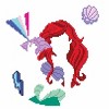 DIAMOND DOTZ, DOTZ Box Disney Little Mermaid Ariel POW-ER Diamond Art Painting Kit 11" X 11" - 2 of 4