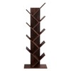 VASAGLE Tree Bookshelf, 9 Shelf Floor Standing Tree Bookshelf, with Shelves for Living Room, Home Office,Walnut - 3 of 4
