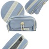 Unique Bargains Pencil Case Large Capacity Buttons Design for Office Organizer - 3 of 4