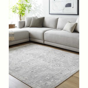 Hauteloom Elle Medallion Light Gray - 1 of 4