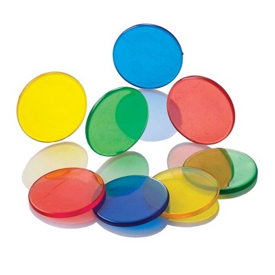 Learning Advantage Transparent Counters, 1", Set of 250