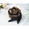 Allegra K Women's Leopard Print Pleated Rhombus Neck Scarves Neckerchief - 2 of 4