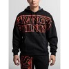 Stranger Things Starry Logo Adult Black Long Sleeve Hooded Sweatshirt - 3 of 4