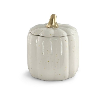 Novelty Ceramic Bowl with Lid White - Bullseye's Playground™