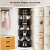 Skyzoo 360° Rotating Shoe Rack - 5 Tier Hexagon Spinning Shoe Organizer for Living Room,Entryway & Closet, - 4 of 4