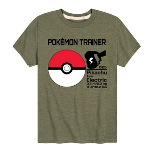 Boys' - Pokémon - Pokeball Trainer Short Sleeve Graphic T-Shirt - 1 of 4