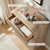 Modern Fluted 5 and 6 Drawer Dresser, Curved Profile Wood Storage Organizer for Bedroom, Living Room, Hallway - 4 of 4