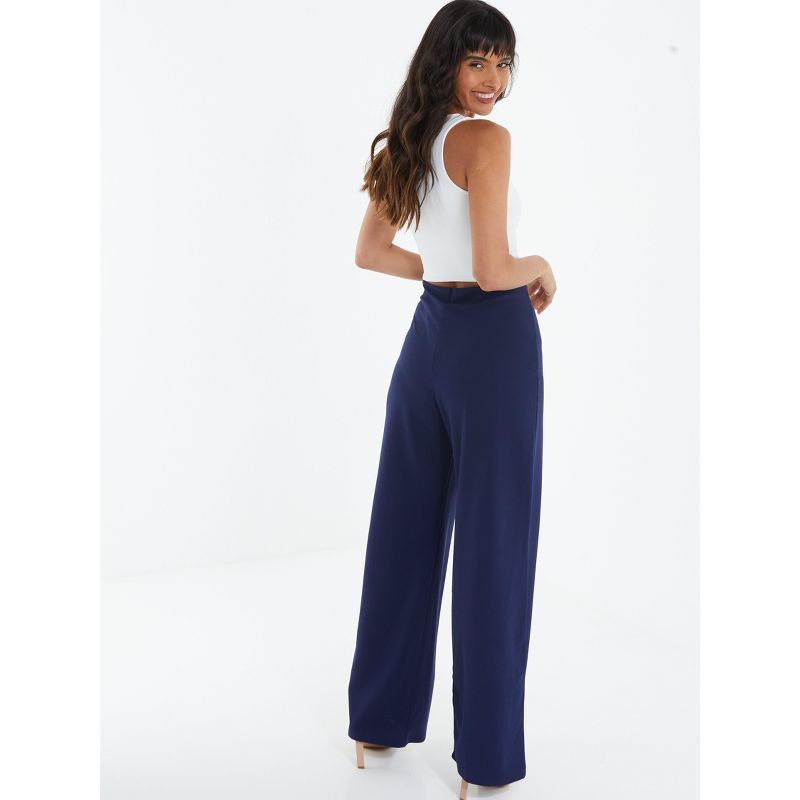 QUIZ Women's 4 Button Palazzo Pant, 3 of 4
