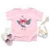 Valentine Goose Coquette - Toddler Short Sleeve Graphic T-Shirt - 3 of 4