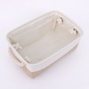 Unique Bargains Fabric Collapsible Storage Organizer Basket with Handles - 3 of 4