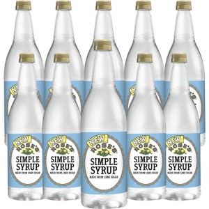 Rose’s Simple Syrup 10 Pack 1 Liter Bottle, | Perfect for Cocktails, Beverages, and Mixers - 1 of 2