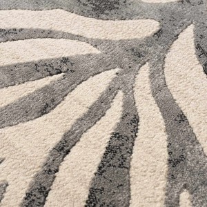 Hauteloom Gray Ecorse Zebra Print Area Rug - 1 of 4