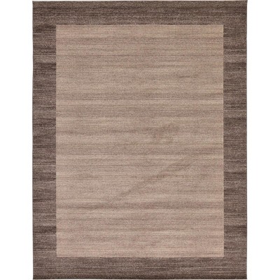 Angelica Light Brown 10'x13' Tufted Synthetic Kids Area Rug