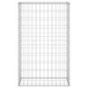 vidaXL Gabion Wall with Covers Galvanized Steel 23.6"x11.8"x39.4" - 4 of 4