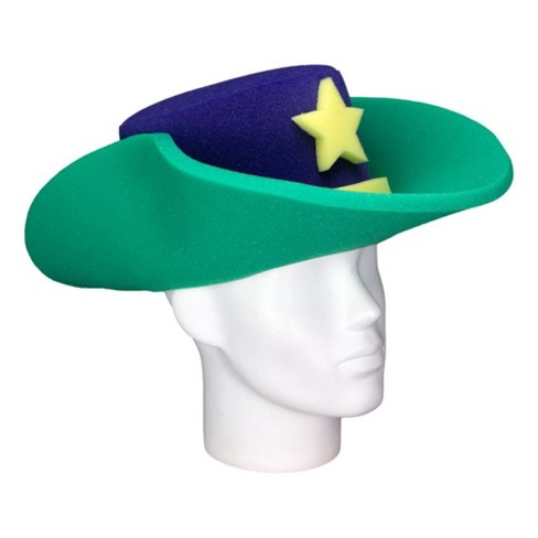 Foam Party Hats Mardi Gras Cowboy Hat