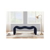 Meridian Furniture,Willow Chenille Fabric Bench - 2 of 4