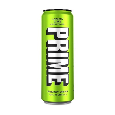 Prime Lemon Lime Energy Drink - 12 fl oz Can
